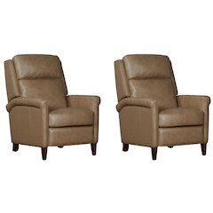 Northfield - Lotus Cream Power Cordless High Leg Recliner P2 Two Pack