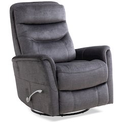 Gemini - Capri Charcoal Swivel Glider Recliner