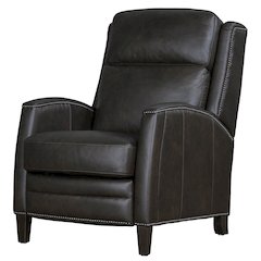 Vermont - Slate Noire Manual Pushback Recliner