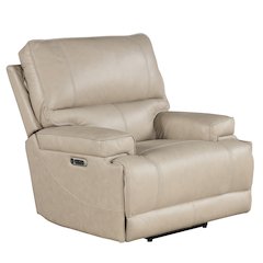Whitman - Verona Linen - Powered By Freemotion Cordless Power Recliner