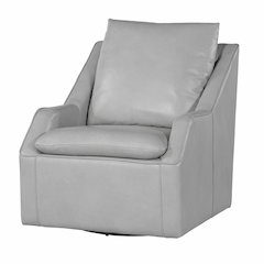 Asher - Steamboat Ice Swivel Accent Chair