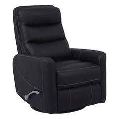 Hercules - Black Swivel Glider Recliner