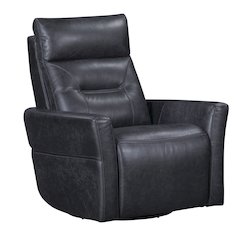 Remmington - Vintage Slate Power Swivel Glider Recliner P2
