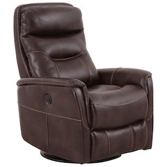 Gemini - Truffle Power Swivel Glider Recliner