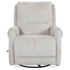 Gentry - Ecru Mist Manual Swivel Glider Recliner