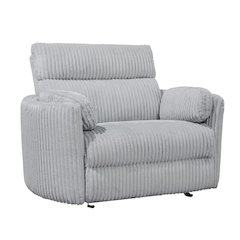 Radius Xl - Mega Grey Extra Wide Power Glider Recliner