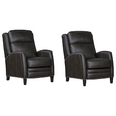 Vermont - Slate Noire Power Cordless High Leg Recliner P2 Two Pack