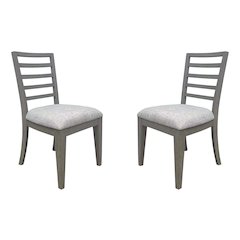Pure Modern Dining Ladder Back Dining Chair Two Pack