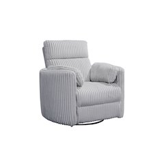 Radius - Mega Grey Swivel Power Glider Recliner