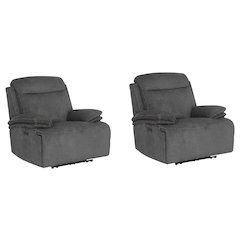 Alpine - Airy Midnight Power Zero Gravity Recliner Two Pack