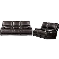 Verona Coffee - Powered By Freemotion Power Reclining Sofa and Loveseat