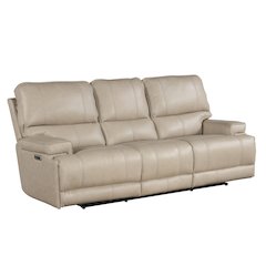 Whitman - Verona Linen - Powered By Freemotion Cordless Power Reclining Sofa