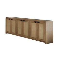 90 In. Console with Reversible Panel Doors