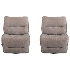 Leo - Wheat Armless Recliner Two Pack