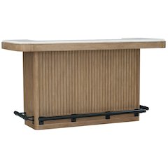 Dining 78 In. Bar with Stone Top