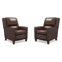 Connor - Espresso Manual Recliner Two Pack