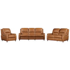 Austin - Caramel Cream Power Reclining Sofa, Loveseat and Recliner