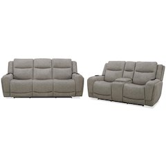 Penfield - Frappe Power Reclining Sofa and Loveseat