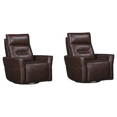 Remmington - Auburn Power Swivel Glider Recliner P2 Two Pack