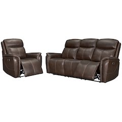 Cascade - Auburn Power Reclining Sofa and Recliner