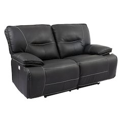 Spartacus - Black Power Reclining Loveseat