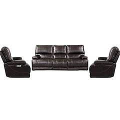 Verona Coffee - Powered By Freemotion Power Reclining Sofa and Two Recliners
