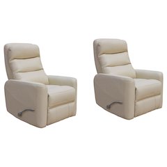 Hercules - Oyster Swivel Glider Recliner Two Pack