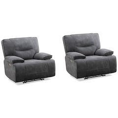 Gladiator - Cobalt Zero Gravity Power Recliner Two Pack