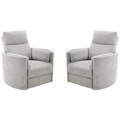 Radius - Mineral Power Swivel Glider Recliner Two Pack