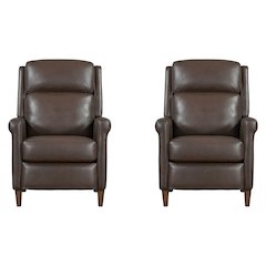 Northfield - Walnut Whirl Manual Recliner Two Pack