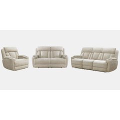 Dalton - Lucky Fawn Power Reclining Sofa Loveseat and Recliner
