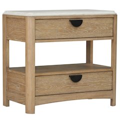 Bedroom 2 Drawer Nightstand