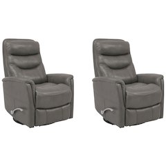 Gemini - Ice Swivel Glider Recliner Two Pack