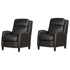 Vermont - Slate Noire Manual Recliner Two Pack