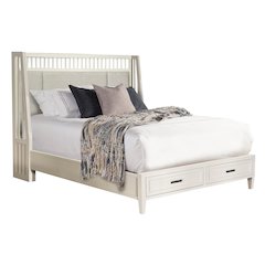Modern Bedroom Queen Shelter Bed