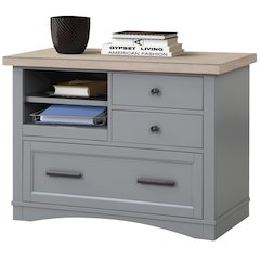 Modern - Dove Functional File with Power Center