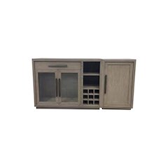 Pure Modern Dining Multi-Functional Server with Bar Cabinet