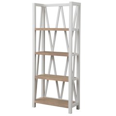 Modern - Cotton Etagere Bookcase
