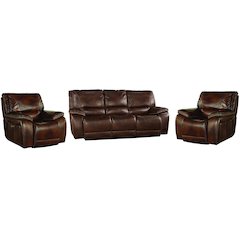 Vail - Burnt Sienna Power Reclining Sofa and Two Recliners
