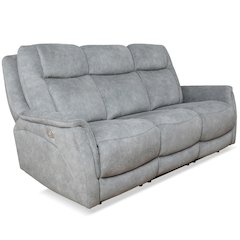 Linus - Hudson Grey Zero Gravity Power Reclining Sofa