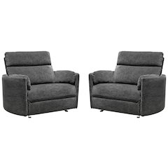 Radius Xl - Mediterranean Extra Wide Power Glider Recliner Two Pack