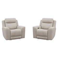Calgary - Stone Power Recliner Two Pack
