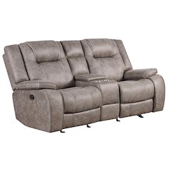Blake - Desert Taupe Reclining Console Loveseat