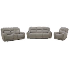 Penfield - Frappe Power Reclining Sofa Loveseat and Recliner