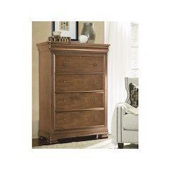 Drawer Chest In Cognac Color
