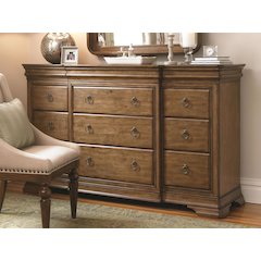 Drawer Dresser In Cognac Color