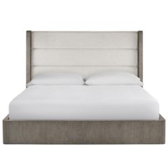 Morada Bed King 66 In Weathered Oak Color