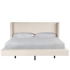 Sainte-Ann Bed King In Polished Nickel Color