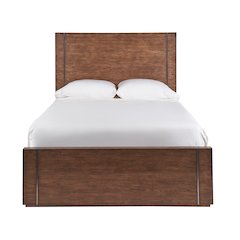 Koda Bed King In Medium Brown Oak Color