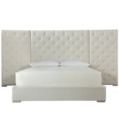 Brando Bed King 66 W-Wall Panel In Quartz Color